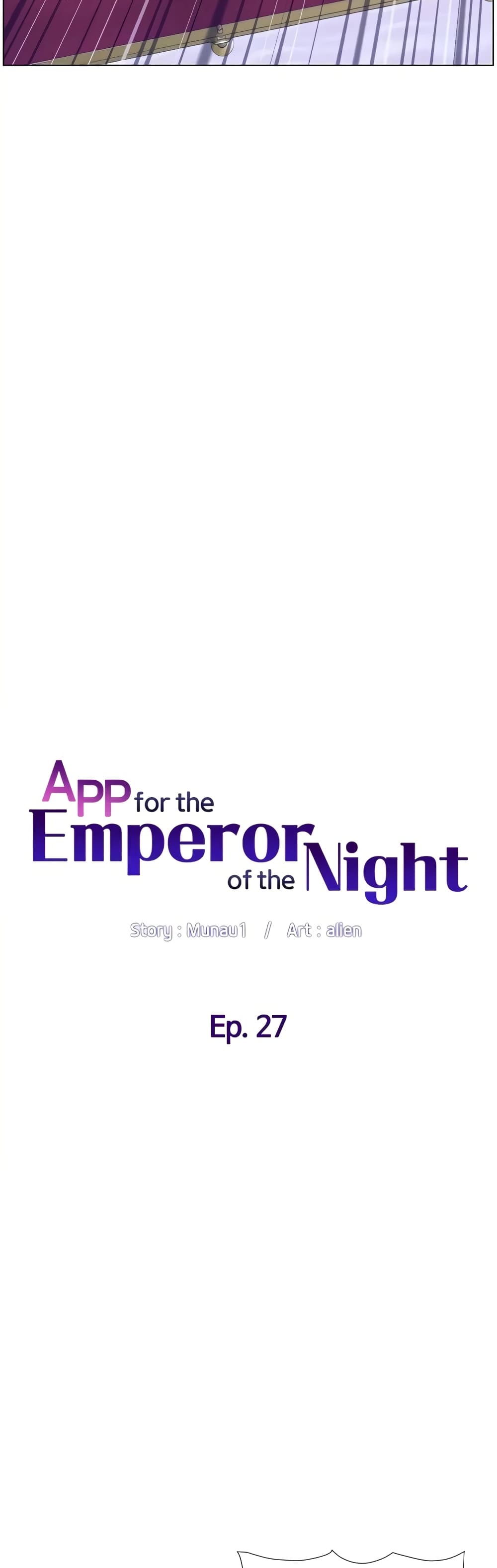 App for the emperor of the night 27